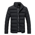 Jaqueta Puffer Masculina High Collar - Estilo e Conforto para o Outono/Inverno 2024