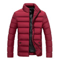 Jaqueta Puffer Masculina High Collar - Estilo e Conforto para o Outono/Inverno 2024