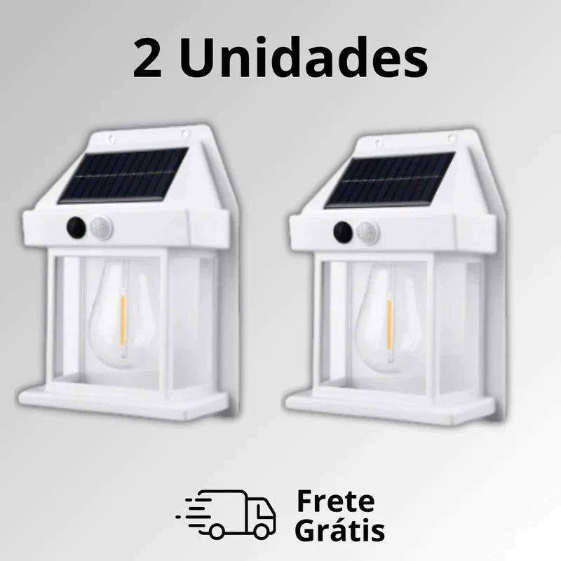 Luminária Refletor Solar com Detector de Movimentos - Ecoflex