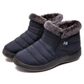 AnneBe - Bota Confort Flex Aveludada Inverno Calçados (Bota Feminina 10) Dashui Azul 35 