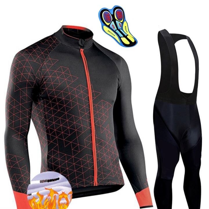 Conjunto Térmico CycleResistence Ciclismo Esportes (Roupas de Ciclismo 1) Dashui 