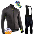 Conjunto Térmico CycleResistence Ciclismo Esportes (Roupas de Ciclismo 1) Dashui Preto | Bretelle P | 55Kg 