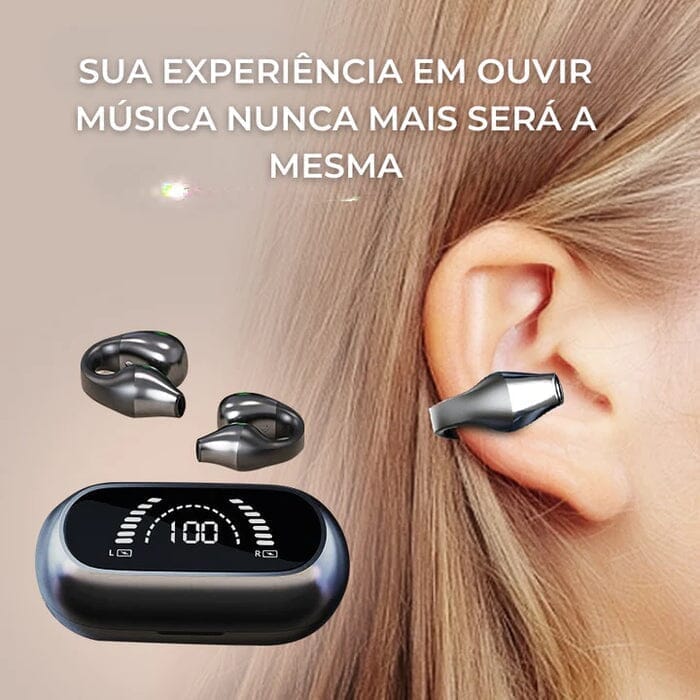 Fone de Ouvido Bluetooth de Condução óssea Experience Sound Eletrônicos (Fone De Ouvido 4) Dashui 